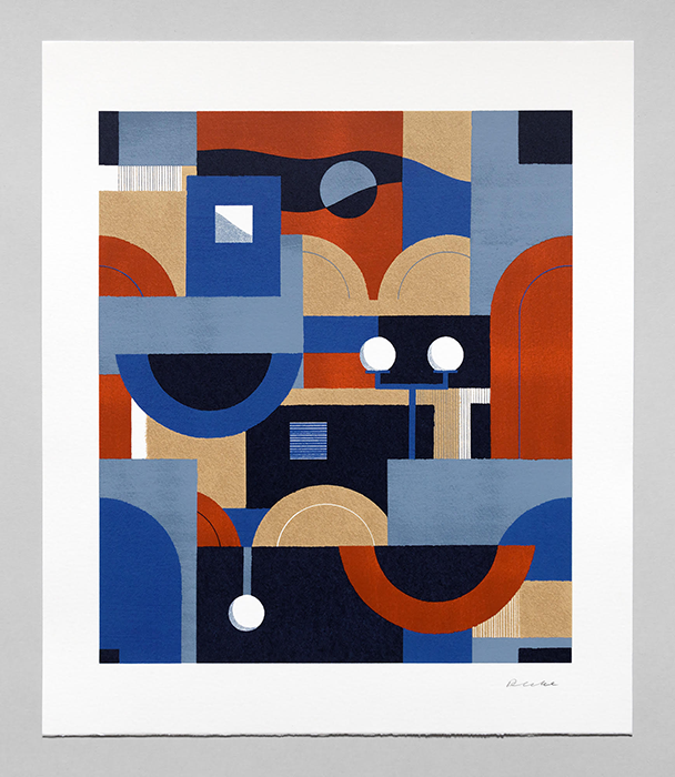 Daniel Dzonu Clarke Barbican collection illustration print 