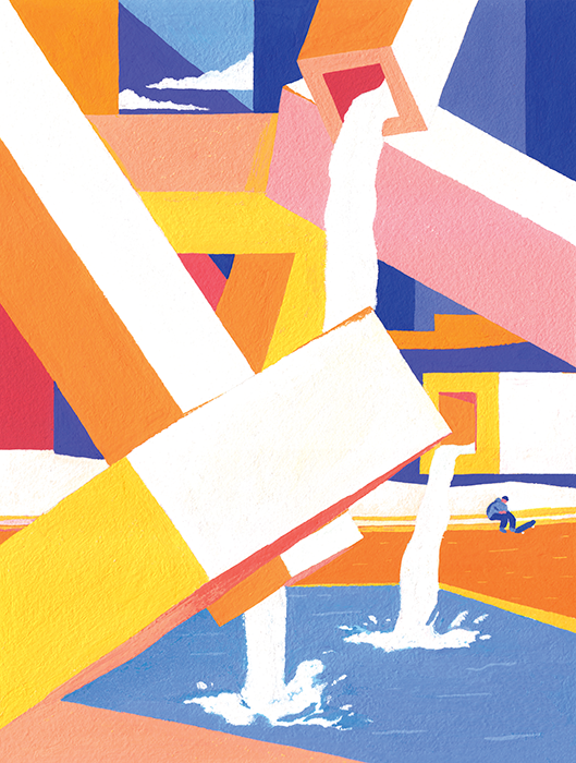 daniel clarke free mag illustration painting 