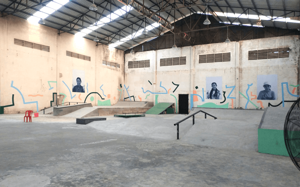 Daniel Dzonu Clarke Skateistan Mural