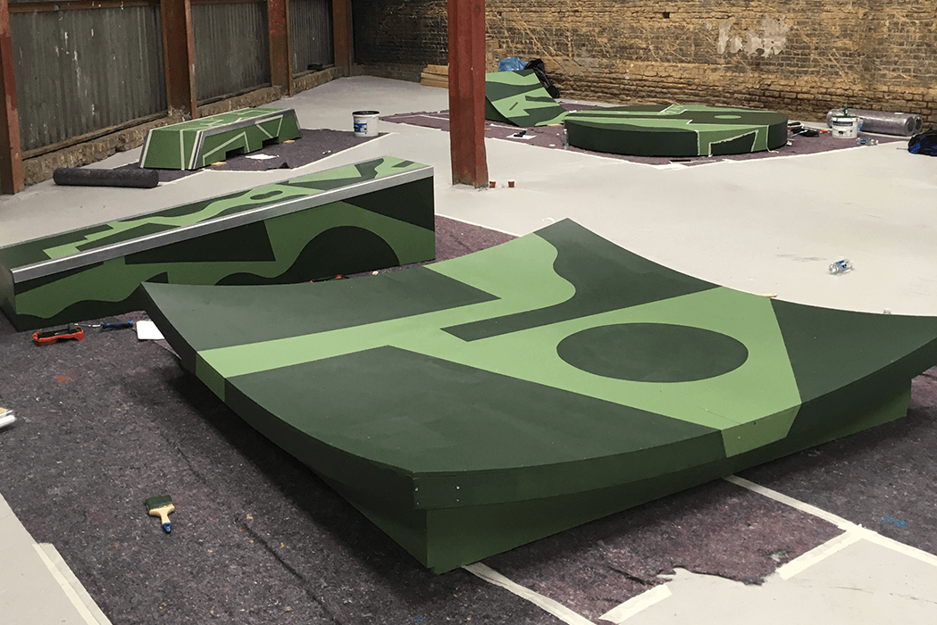 Daniel Dzonu Clarke adidas skate copa painting