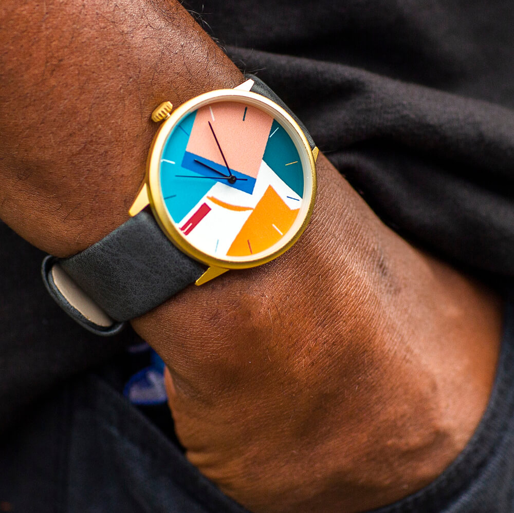 Daniel Dzonu Clarke Vague watch