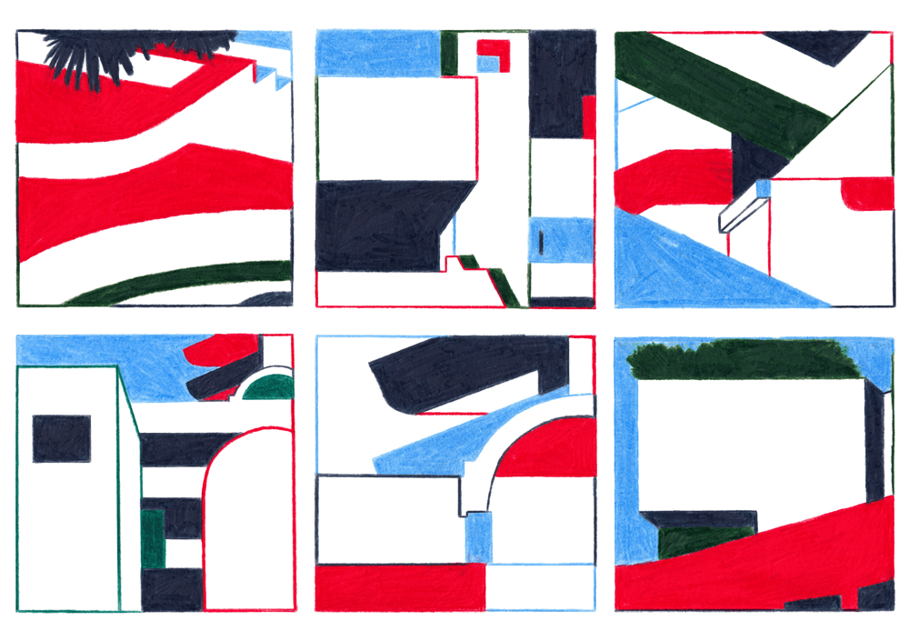 Daniel Dzonu Clarke Barbican 40 year anniversary print illustration