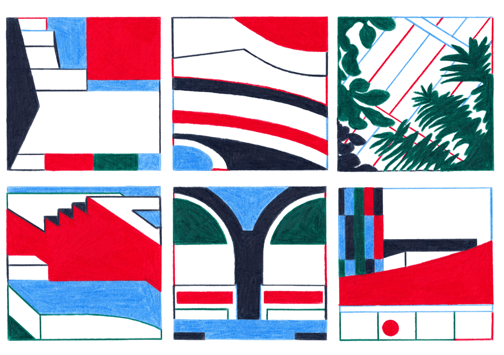 Daniel Dzonu Clarke Barbican 40 year anniversary print illustration