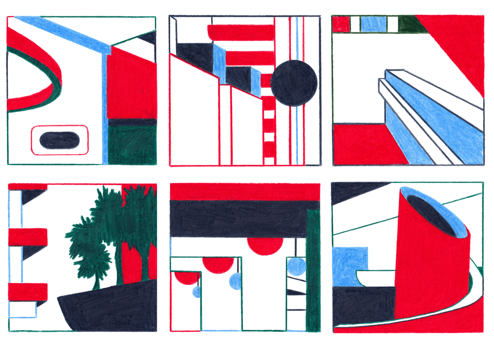 Daniel Dzonu Clarke Barbican 40 year anniversary print illustration