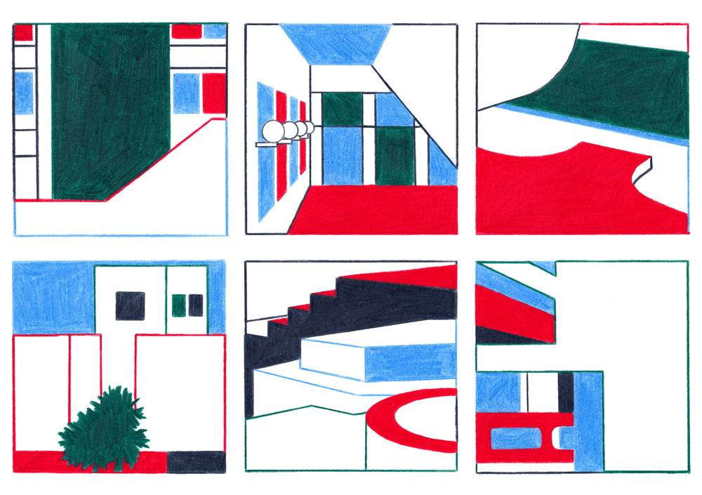 Daniel Dzonu Clarke Barbican 40 year anniversary print illustration