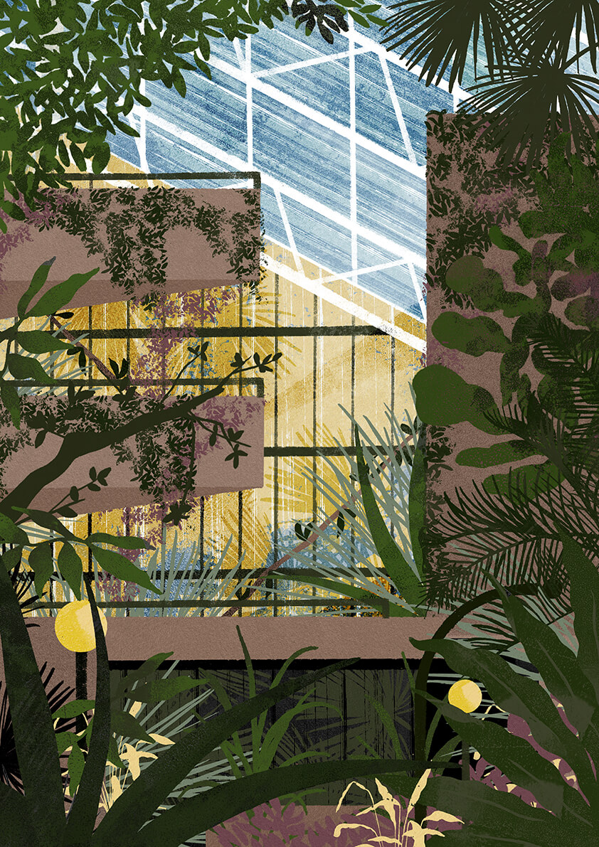 Daniel Dzonu Clarke Conservatory Barbican Print