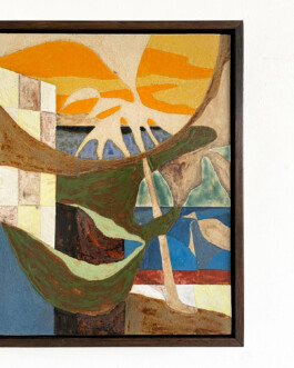 Sahel Sun Daniel Dzonu-Clarke Glaze on Stoneware ceramic tile 24 x 30cm 2025