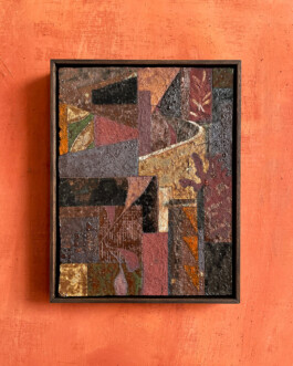Daniel Dzonu Clarke Scarred Bars glaze on ceramic tile