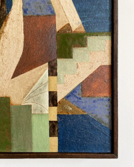 Daniel Dzonu Clarke Sundrift - Aeolic-Beams-Daniel Dzonu-Clarke Glaze on stoneware tiles 13 x 31cm 2026