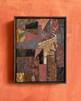 Daniel Dzonu Clarke Scarred Bars glaze on ceramic tile