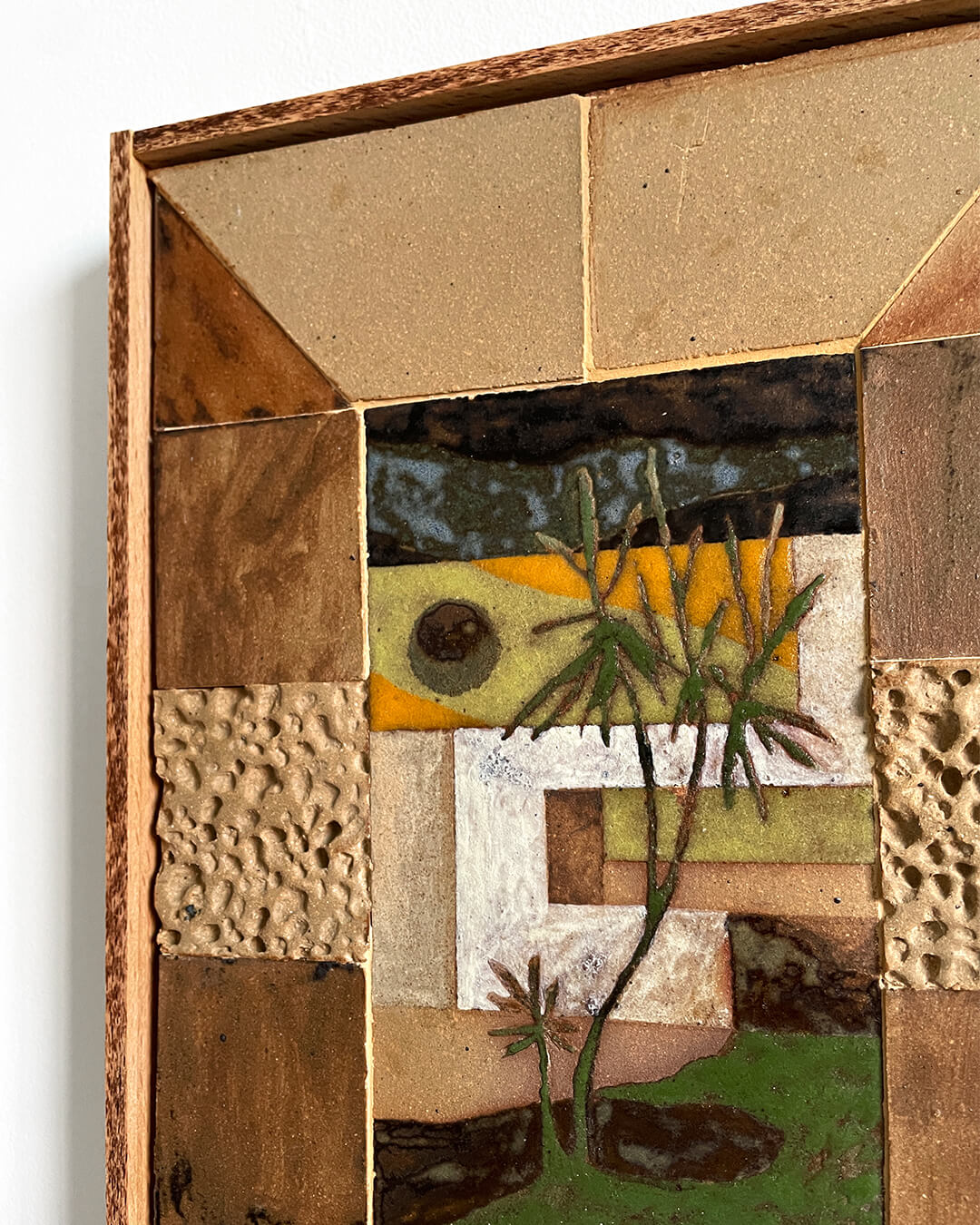 Daniel Dzonu Clarke Legon Daze Glaze on Ceramic Tiles_17x25.5cm