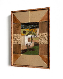 Daniel Dzonu Clarke Legon Daze Glaze on Ceramic Tiles_17x25.5cm