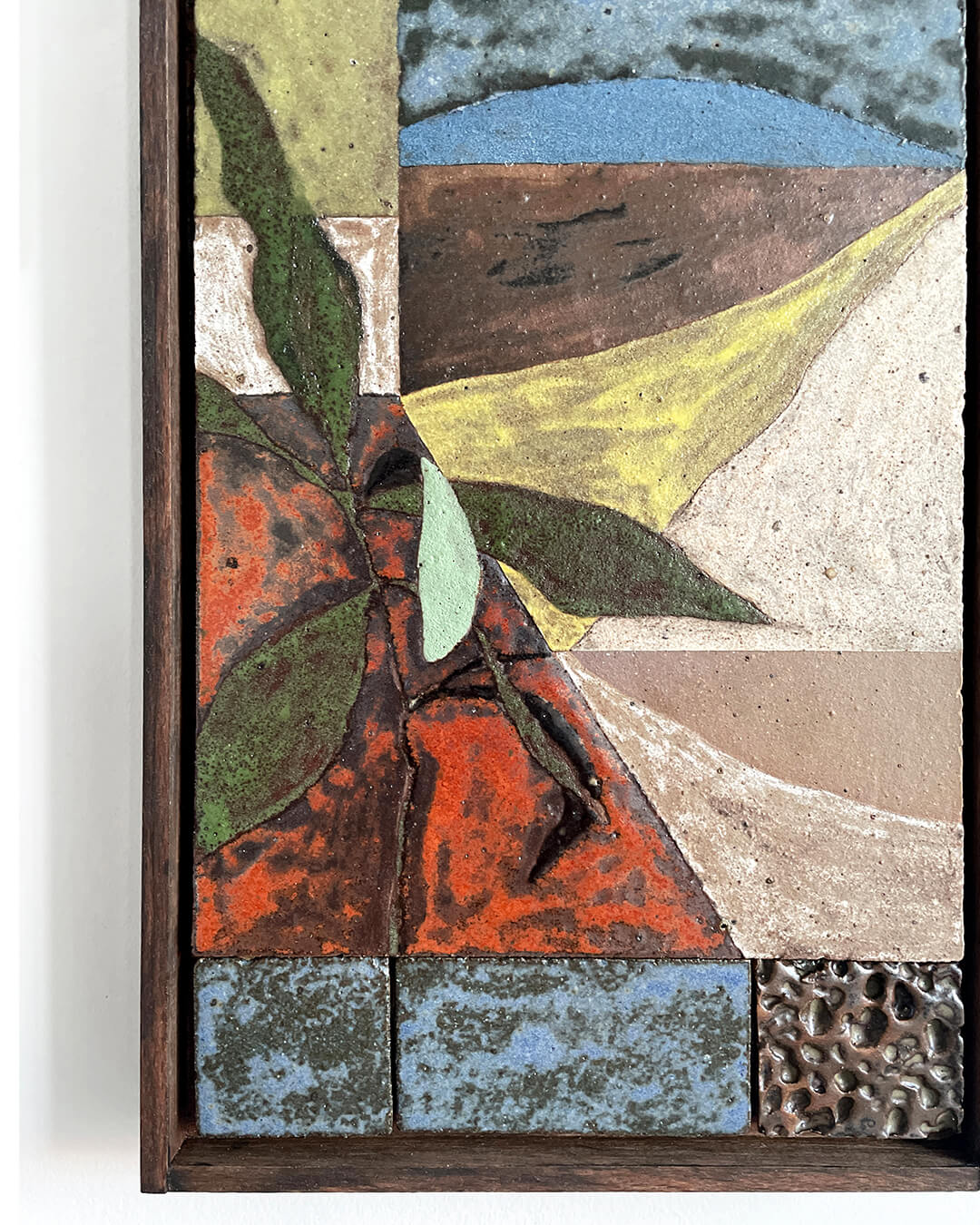 Daniel Dzonu Clarke Ngor's Blue Moon Gertrude Collection 14x23cm Glaze on Stoneware