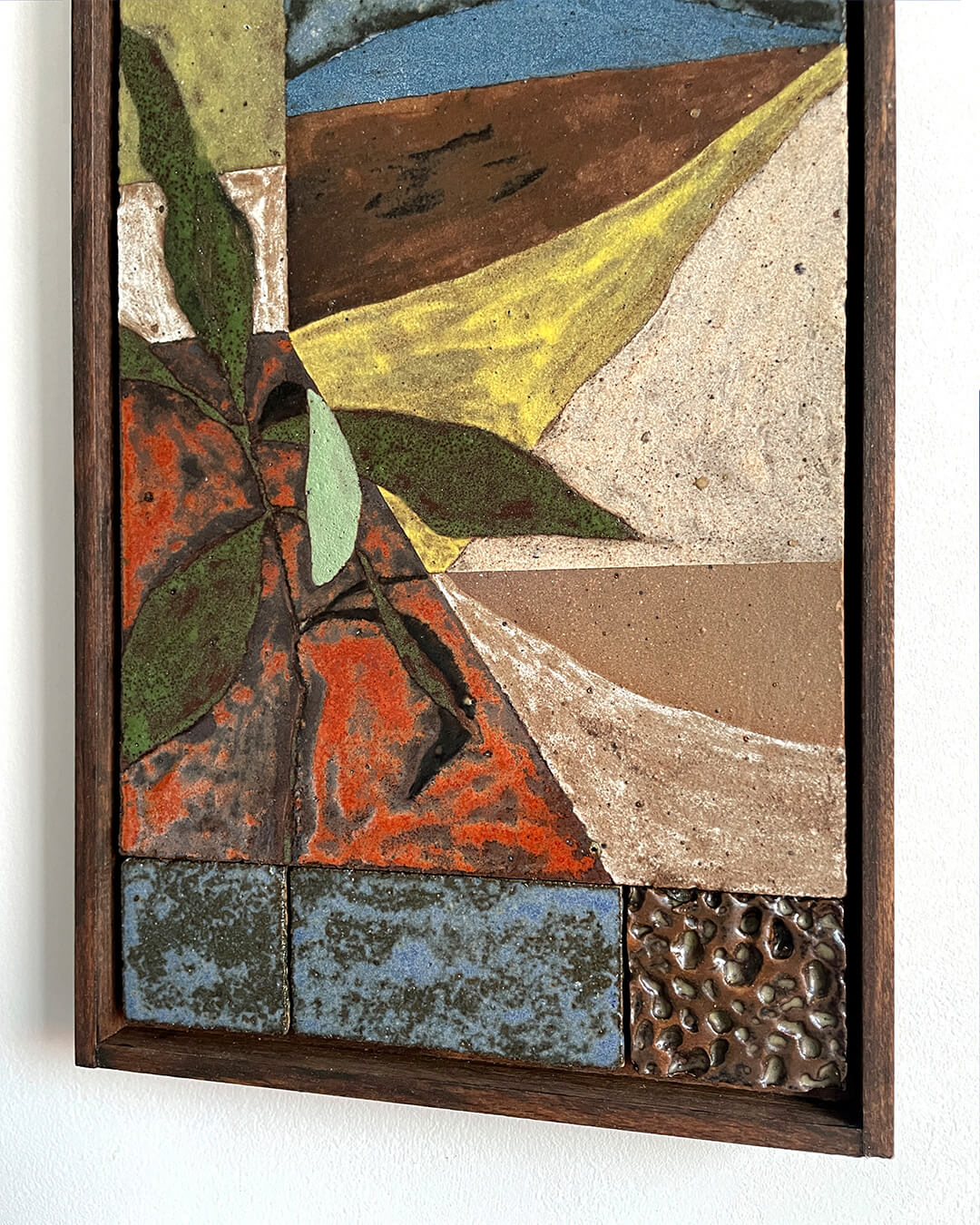 Daniel Dzonu Clarke Ngor's Blue Moon Gertrude Collection 14x23cm Glaze on Stoneware