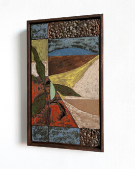 Daniel Dzonu Clarke Ngor's Blue Moon Gertrude Collection 14x23cm Glaze on Stoneware