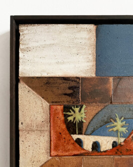 Daniel-Dzonu-Clarke-Passing-Achimota-Gertrude-Collection-Glaze-on-Stoneware-tiles-17.5-x-23cm