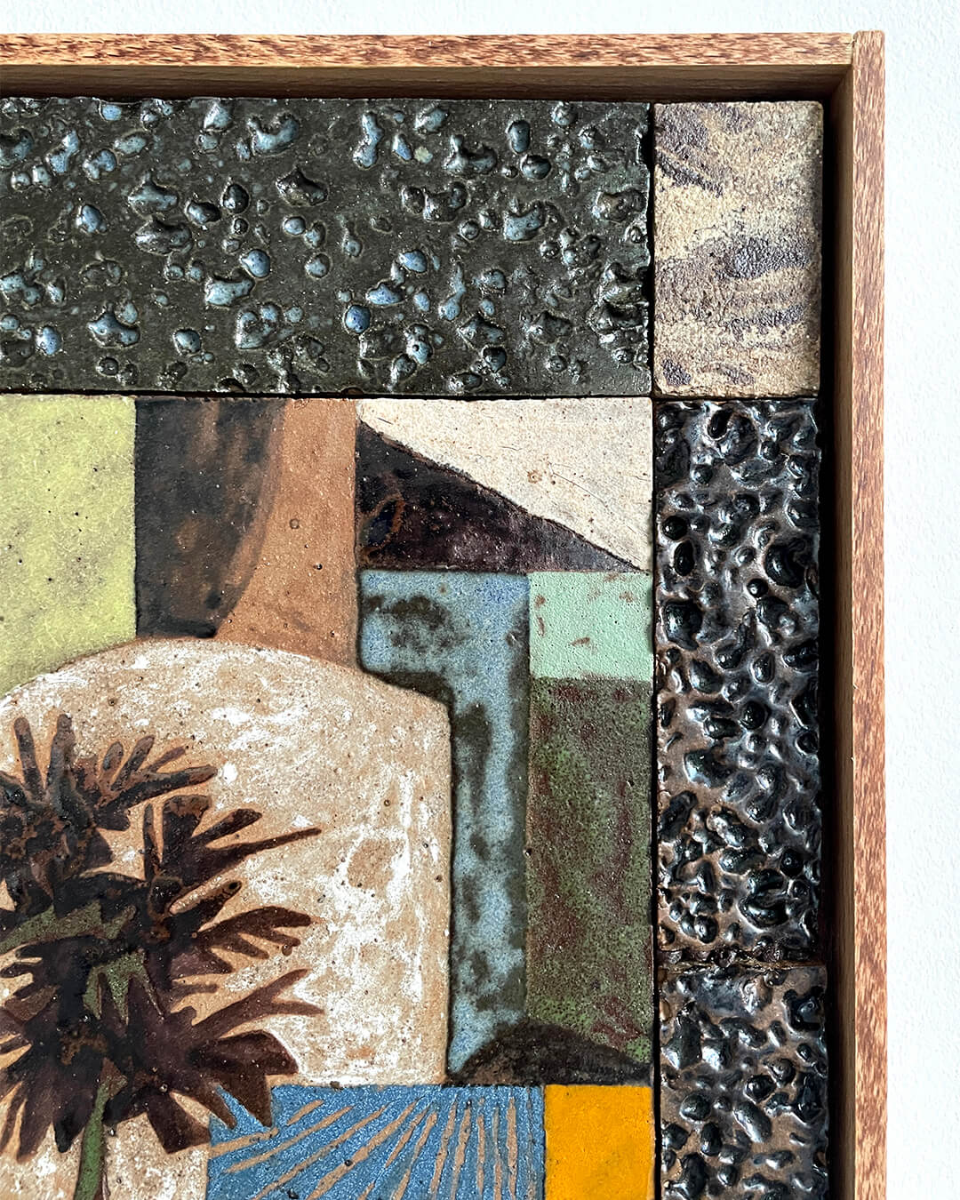 Daniel Dzonu Clarke August Noon Gertrude collection Glaze on Stoneware tiles