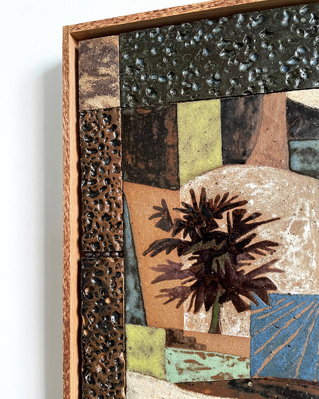 Daniel Dzonu Clarke August Noon Gertrude collection Glaze on Stoneware tiles