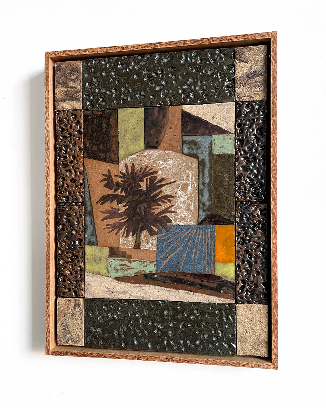 Daniel Dzonu Clarke August Noon Gertrude collection Glaze on Stoneware tiles