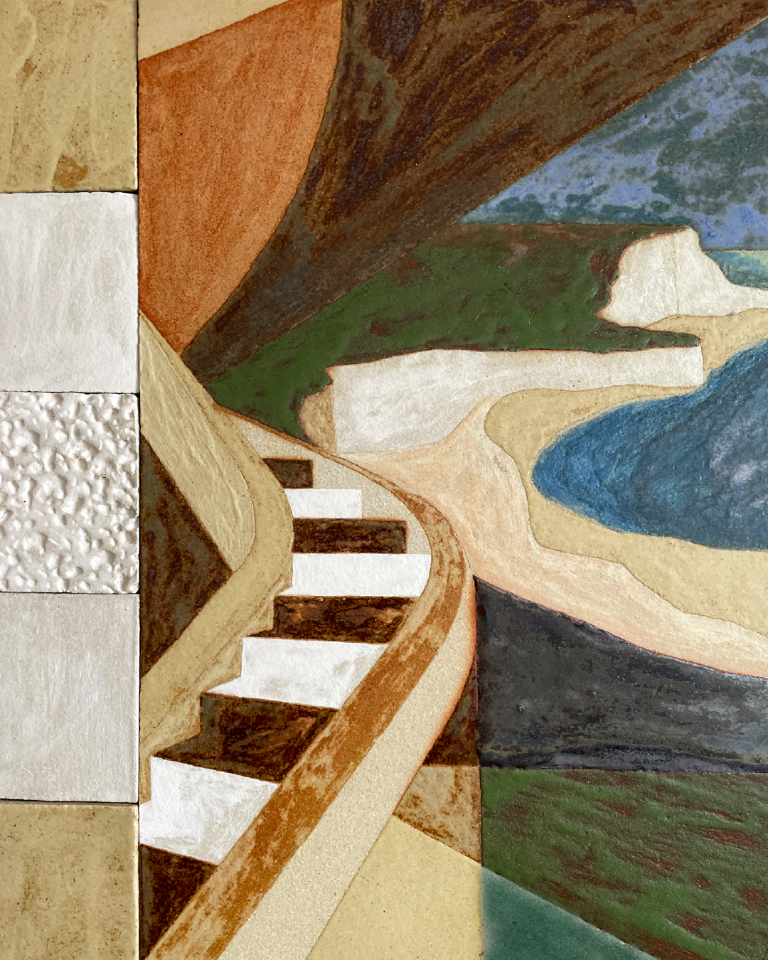 Daniel Dzonu Clarke ceramic tile artworks
